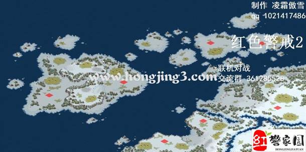 红色警戒2联机地图大全