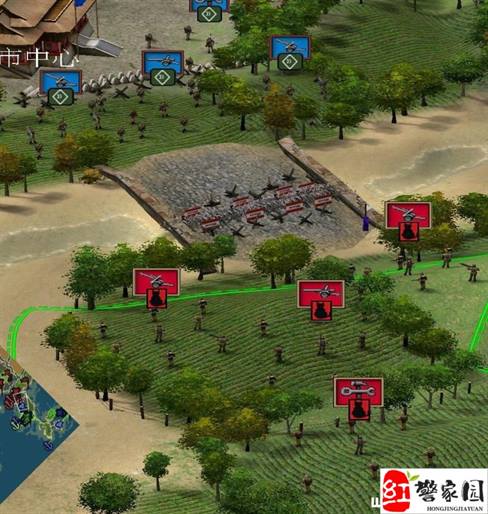 轴心国与同盟国地图亚太风云