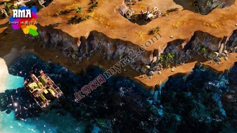 红色警戒3地图陨落的地平线1.1