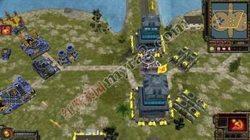 红色警戒3速战暴风1v1地图