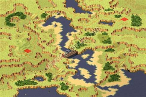 尤里的复仇地图Geological Fault(2)