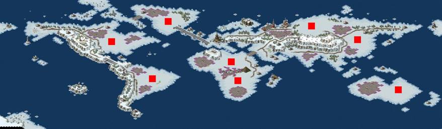 尤里的复仇World世界地图